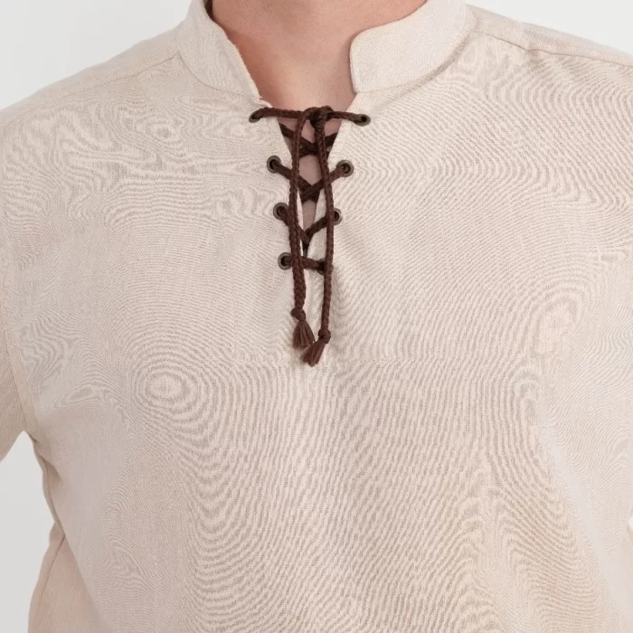 Camisa bata manga curta