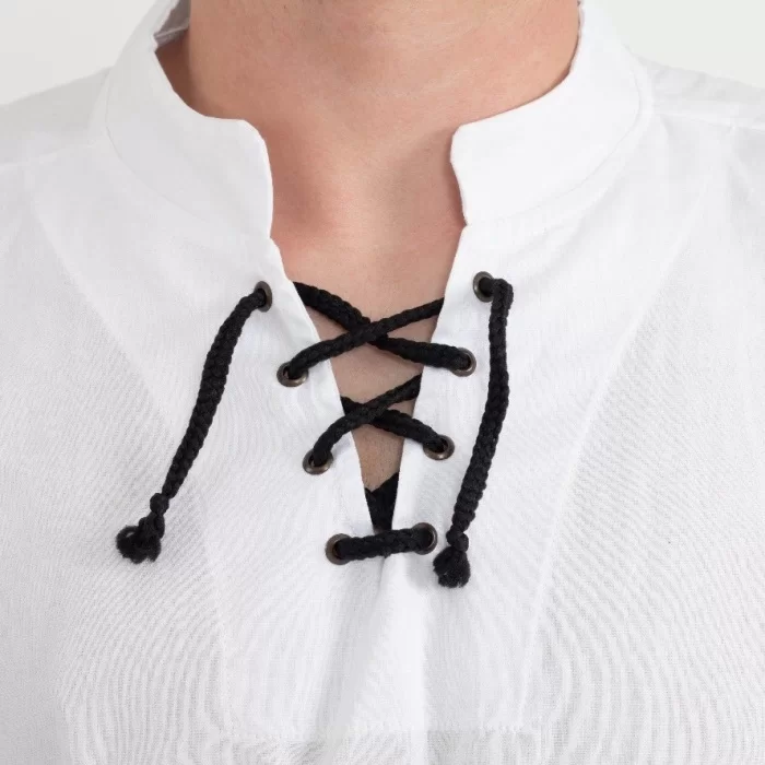 Camisa bata manga curta
