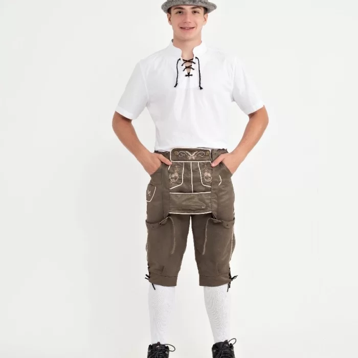 Camisa bata manga curta