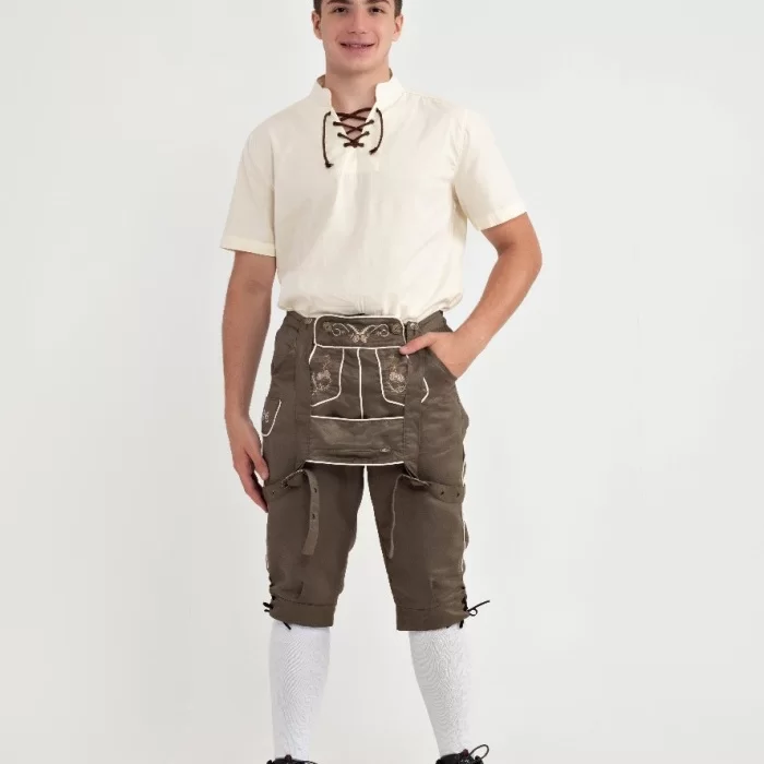Camisa bata manga curta