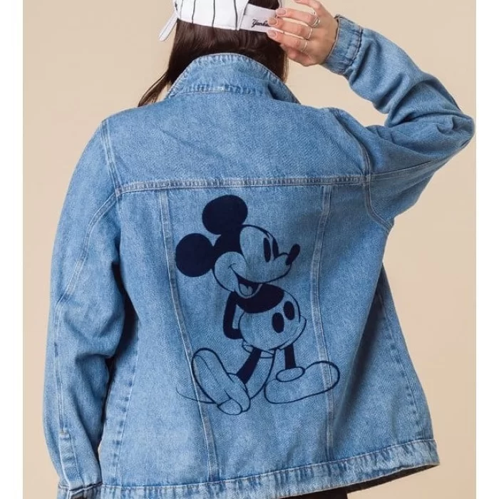 Jaqueta Jeans Mickey