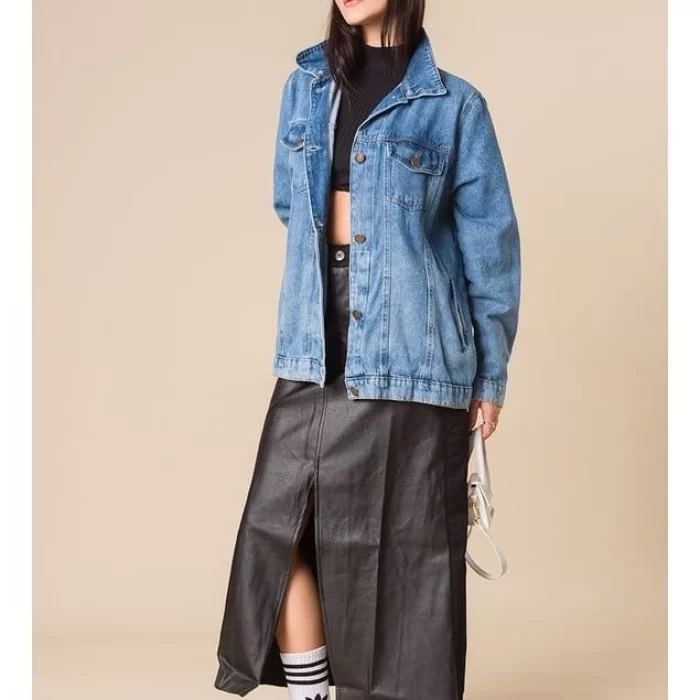 Jaqueta Jeans Mickey