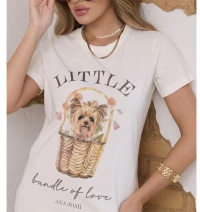 Camiseta Feminina Estampada York