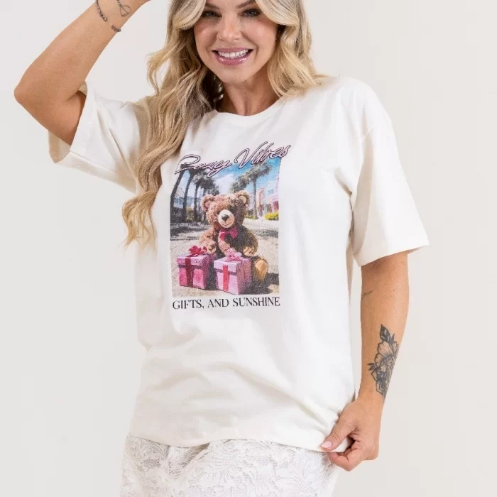Camiseta Urso Presente